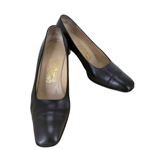 サルヴァトーレフェラガモ Salvatore Ferragamo レザーパンプス レディース  6 1/2